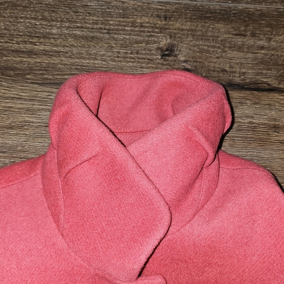 NWT J Crew Womens Uptown Pea Coat SZ 2 Coral Wool Blend Business Casual - Picture 8 of 15